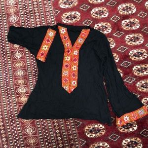 Afghan embroidered shirt